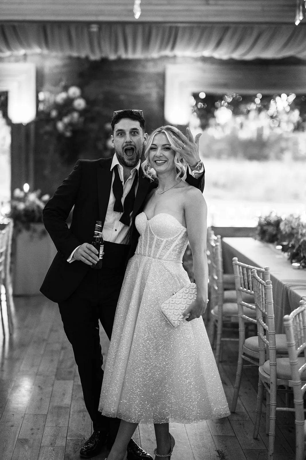 Vintage Jaguar editorial · viral wedding reel